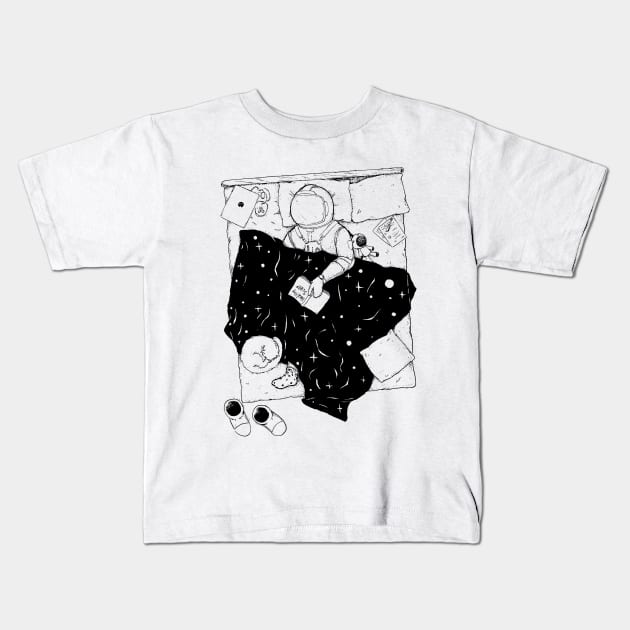 astronaut Kids T-Shirt by rudoi